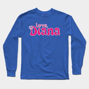 Kids Funny Diana Long Sleeve T-Shirt